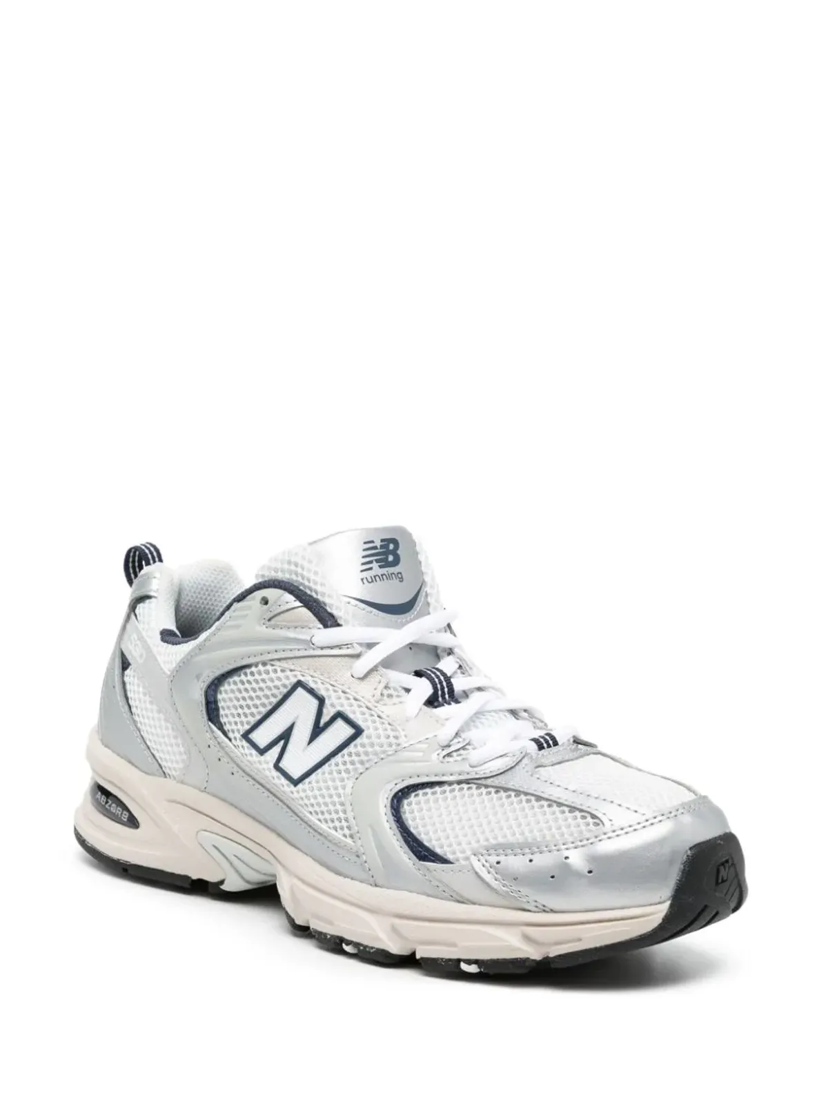 New Balance ロゴパッチ スニーカー - グレー - 画像2