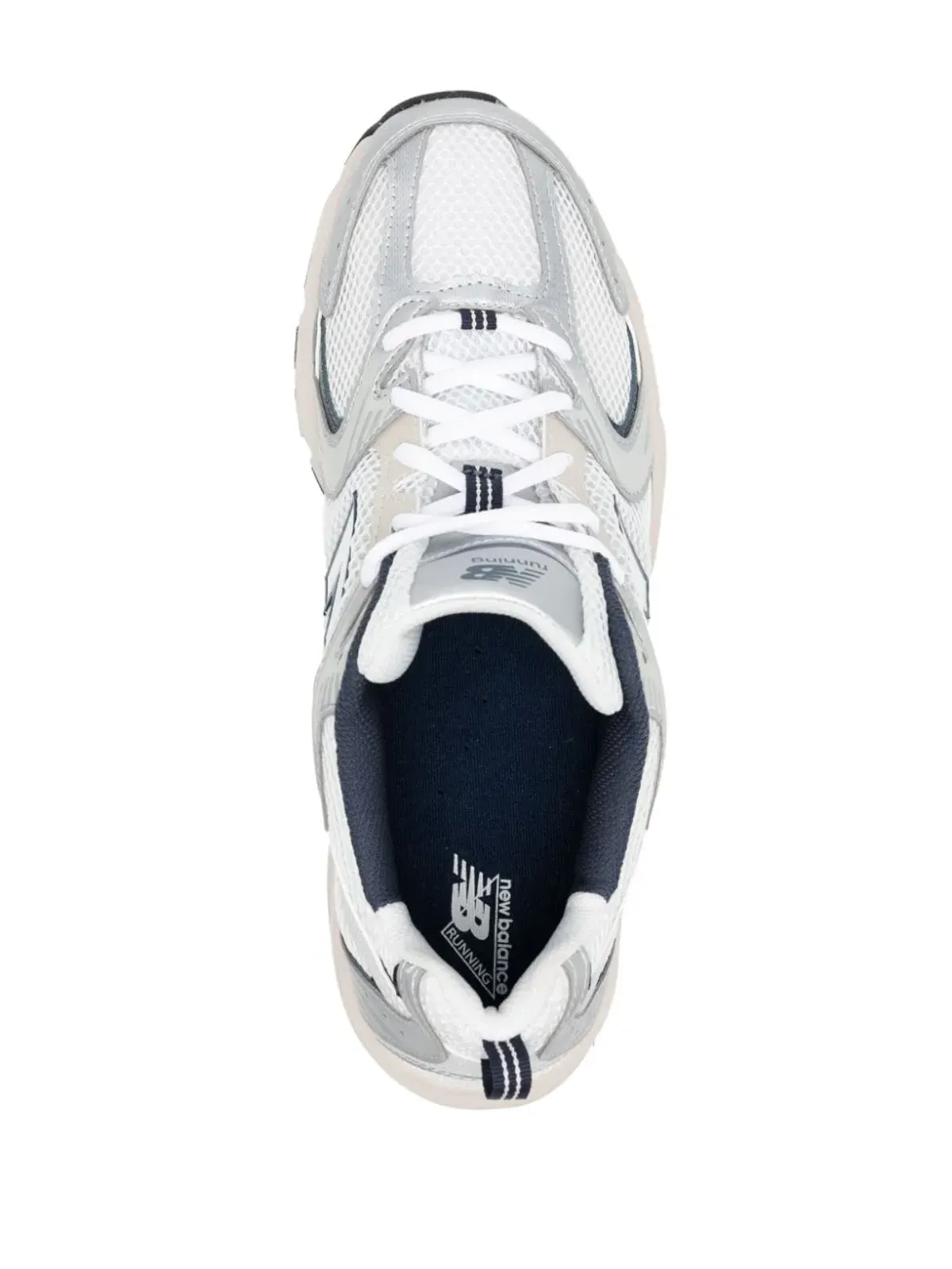 New Balance ロゴパッチ スニーカー - グレー - 画像4