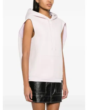 Courrèges ロゴ刺繍入り ジャージー生地のフーディー - ピンク - サムネイル3