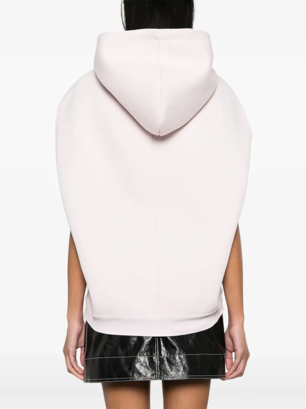 Courrèges ロゴ刺繍入り ジャージー生地のフーディー - ピンク - 画像4