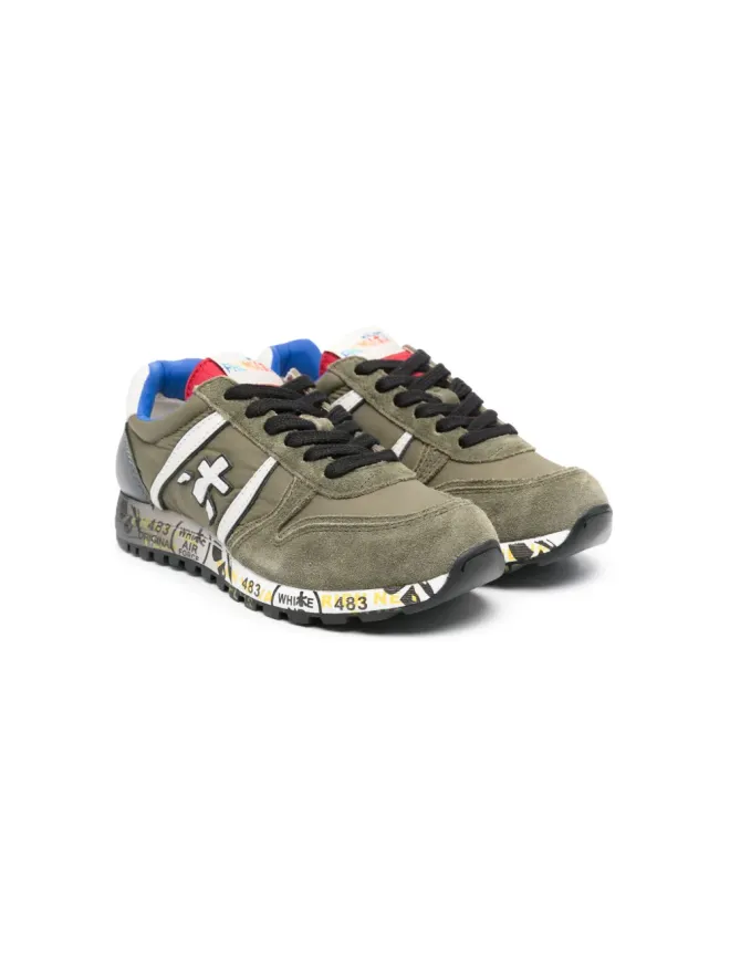 Premiata Kids Premiata Kids Skyロゴアップリケスニーカーの商品画像
