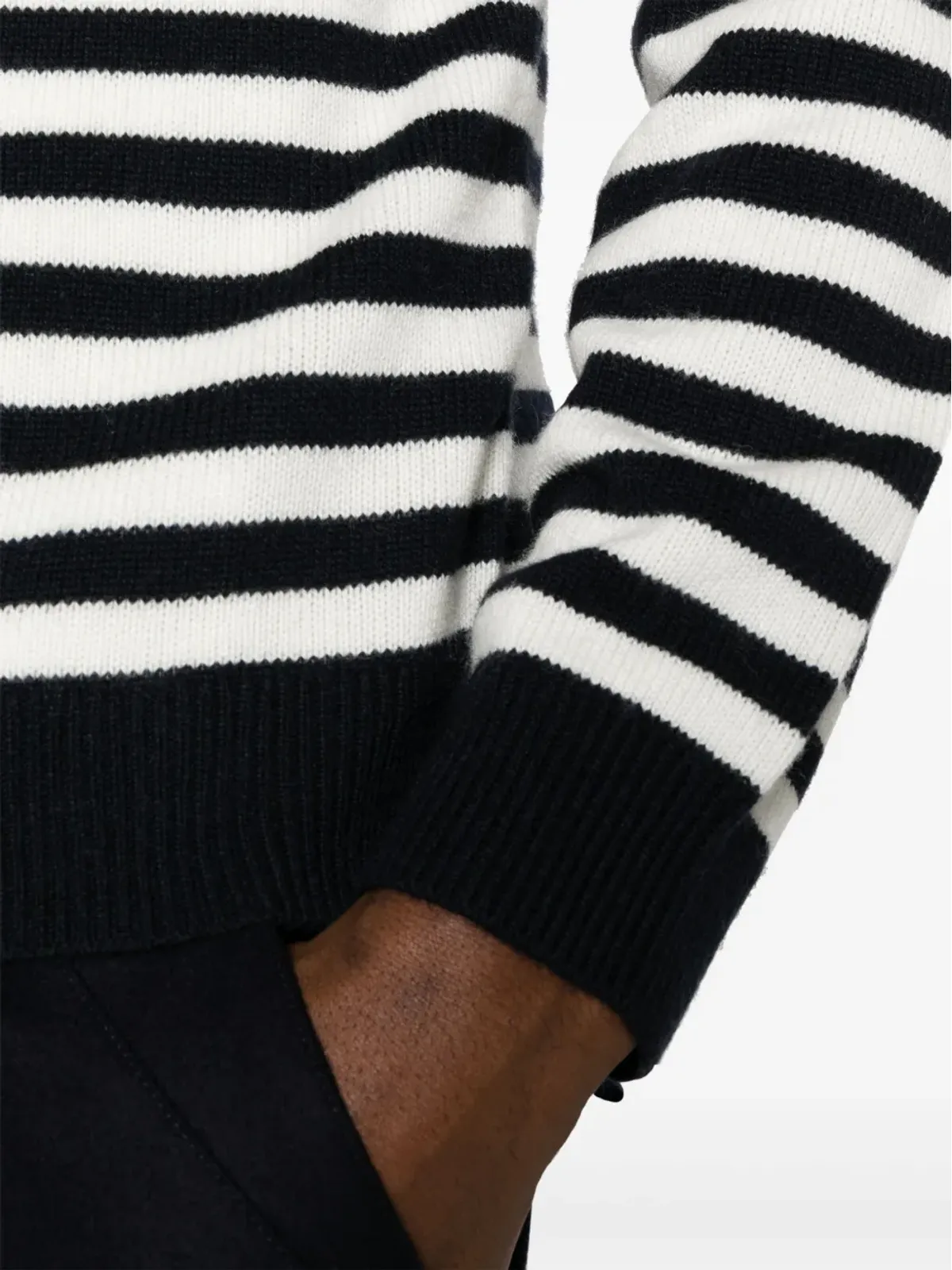 Theory Latho striped cotton jumper - 画像5