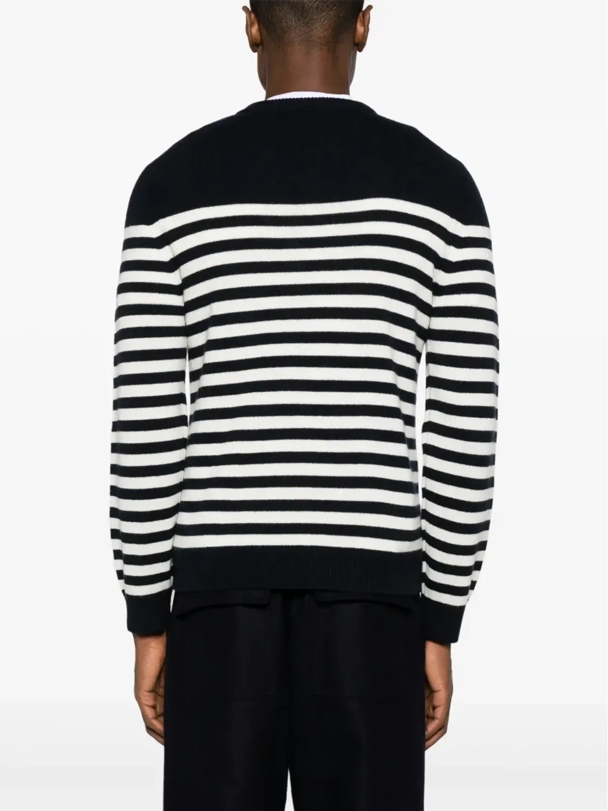 Theory Latho striped cotton jumper - 画像4