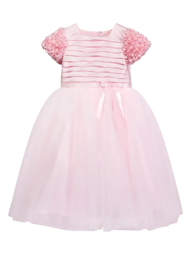 Sarah Louise Sarah Louise プリーツ入りフリルベルト付きガウンドレスの商品画像