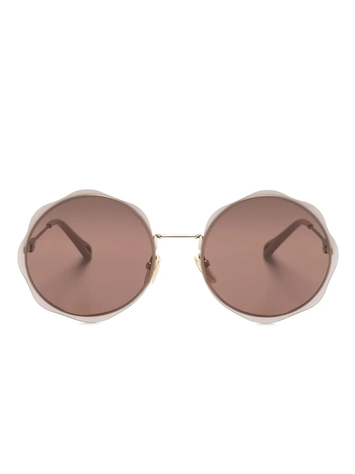 Chloé Eyewear Carlina round-frame サングラス - 画像1
