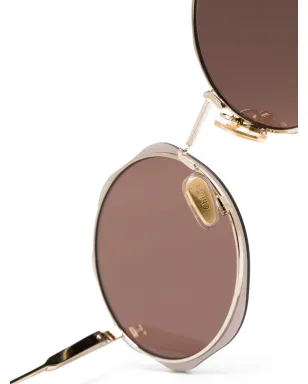 Chloé Eyewear Carlina round-frame サングラス - サムネイル3