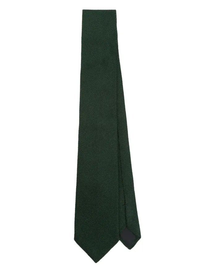 FURSAC FURSAC ジャカード柄シルクタイ - グリーンの商品画像