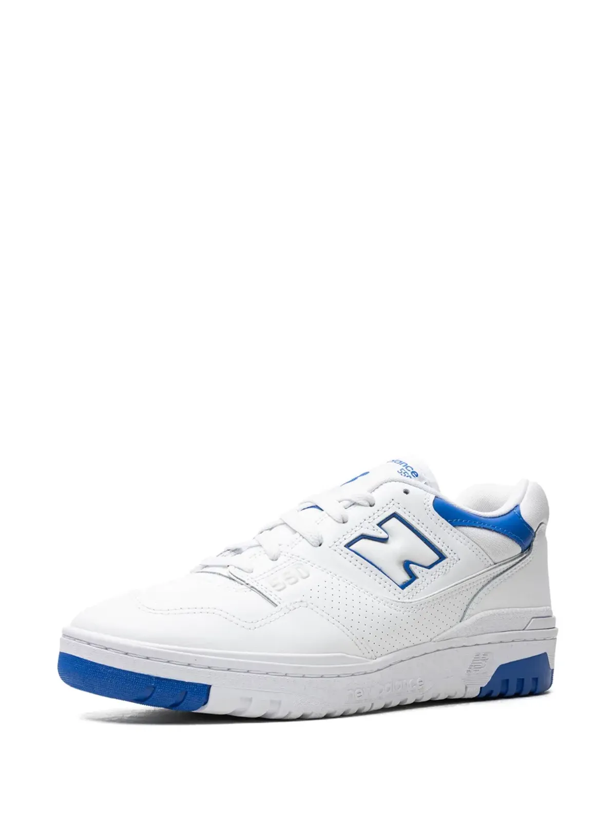 New Balance 550 ホワイト コバルトブルー スニーカー - 画像5