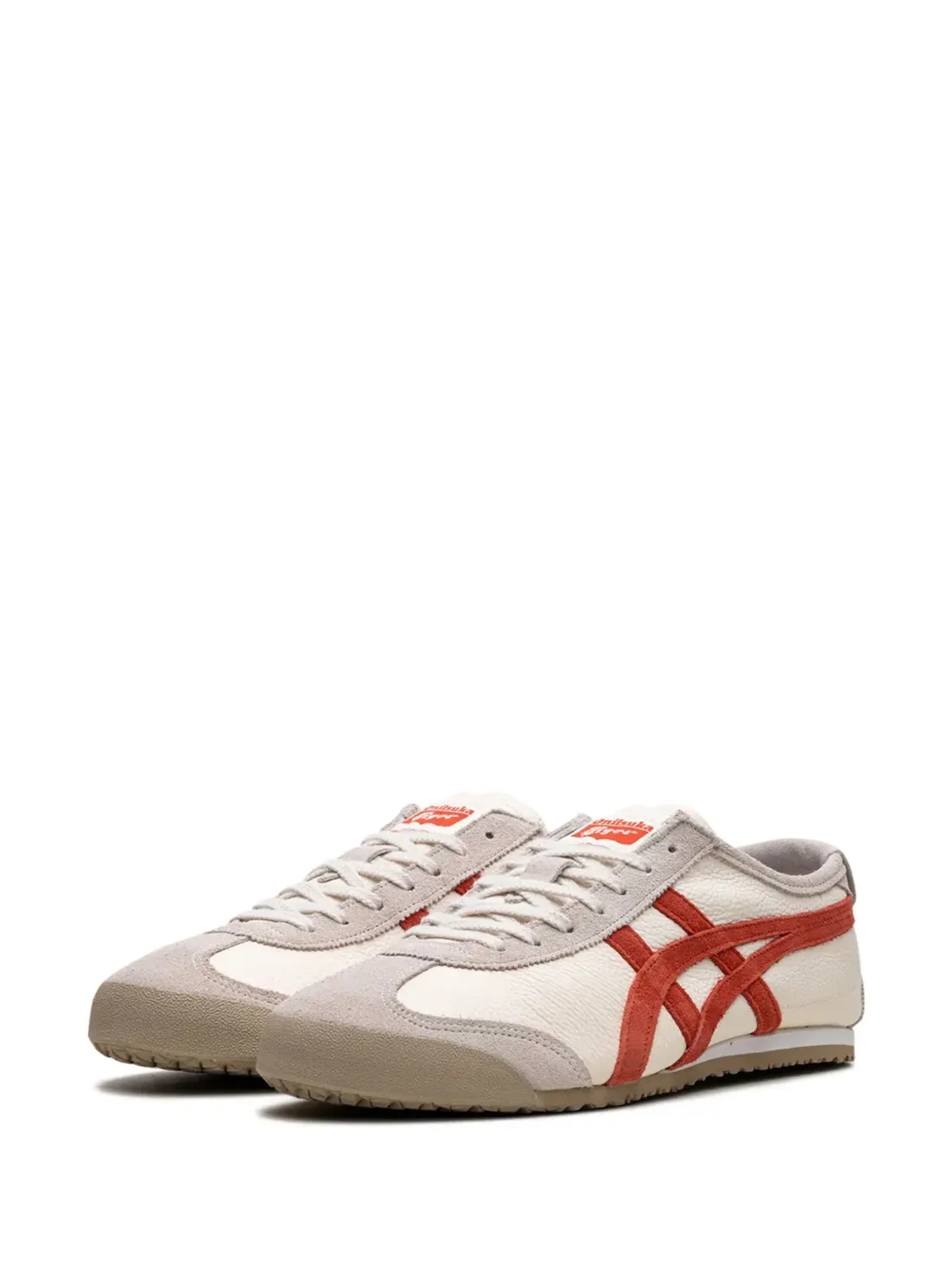 Onitsuka Tiger Mexico 66 Vin ベージュ/ホワイト/レッド スニーカー - 画像4