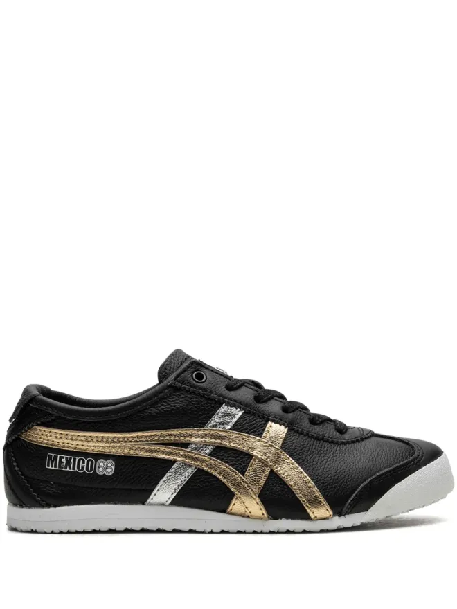 Onitsuka Tiger Onitsuka Tiger Mexico 66 ブラックゴールドシルバー スニーカーの商品画像