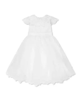 Sarah Louise レイヤード フローラルレース マキシドレス - White - サムネイル1