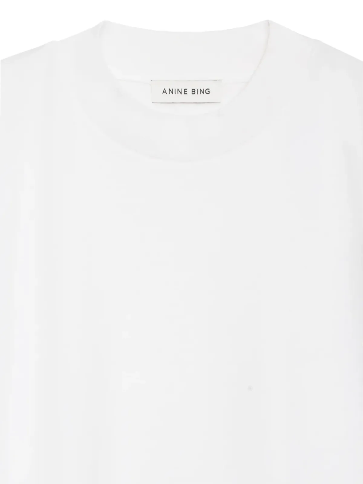 ANINE BING Caspen コットン Tシャツ - ホワイト - 画像4