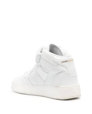 Saint Laurent Lax ダメージ加工レザーのスニーカー - サムネイル3