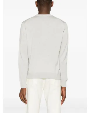 Maison Kitsuné ロゴパッチ コットンジャンパー - グレー - サムネイル4