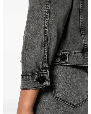 Ana Radu クリスタル装飾デニムジャケット - サムネイル5