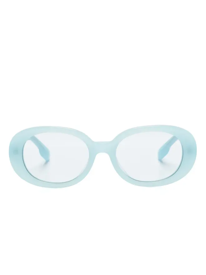 Burberry Kids Burberry Kids ロゴ文字入り丸型フレーム サングラスの商品画像