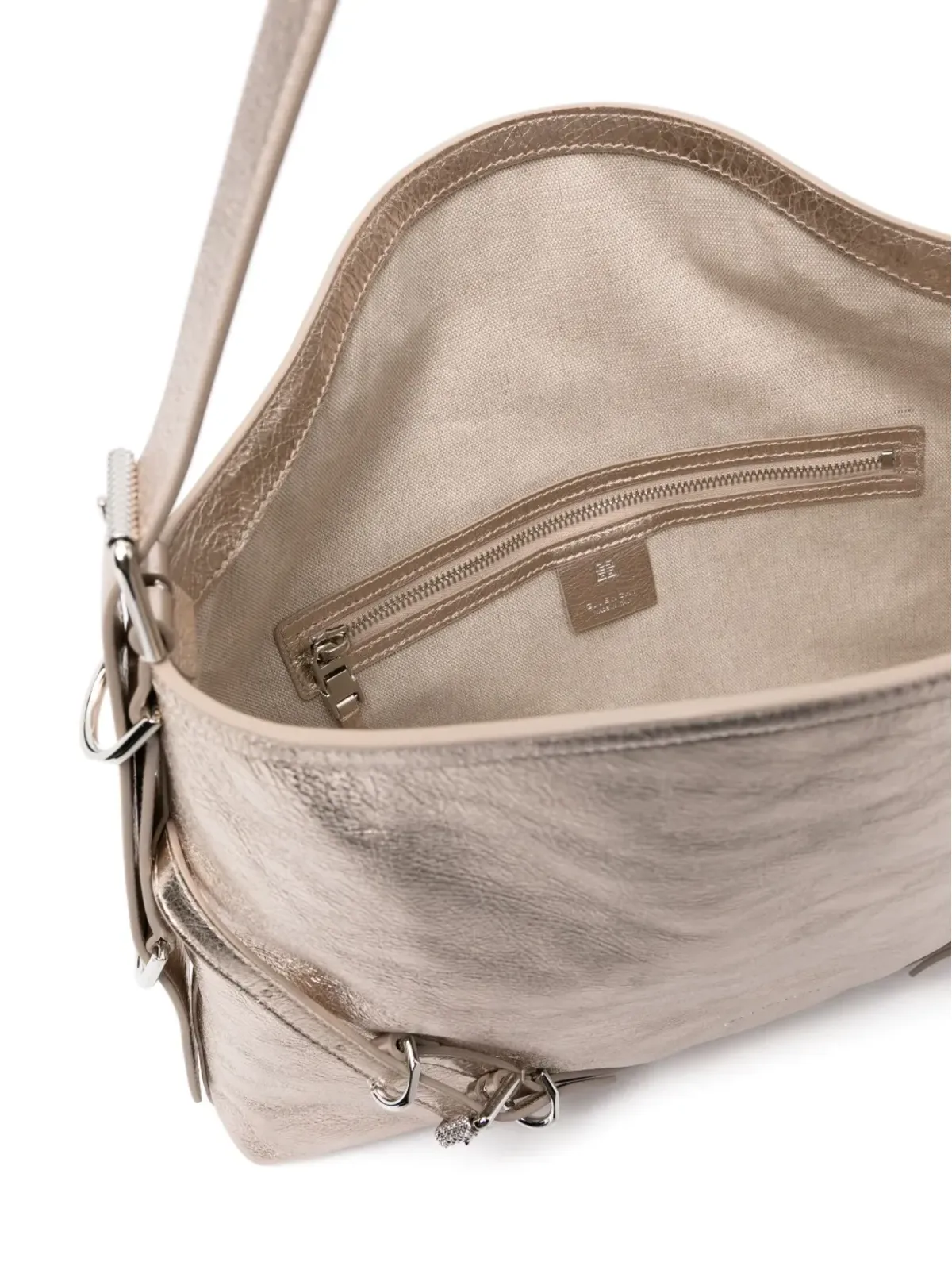 Givenchy ミディアム Voyou ラミネーテッド ショルダーバッグ - 金色 - 画像5