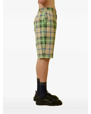 Henrik Vibskov チェック柄ショーツ ブルー - サムネイル5