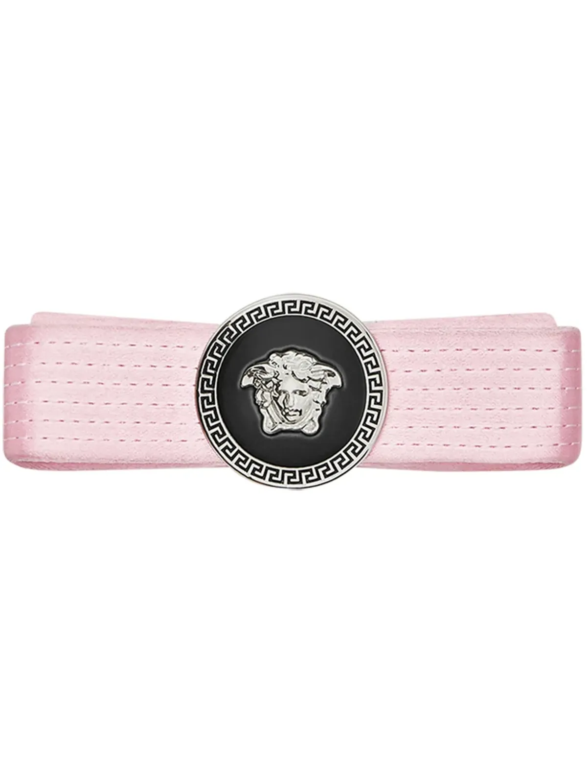 Versace メデューサヘッド ヘアクリップ ピンク - 画像1