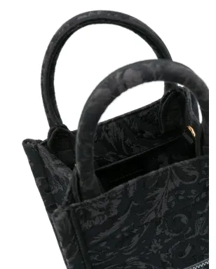 Versace ミニ バロッコ アテナ ジャカード トートバッグ - グレー - サムネイル5