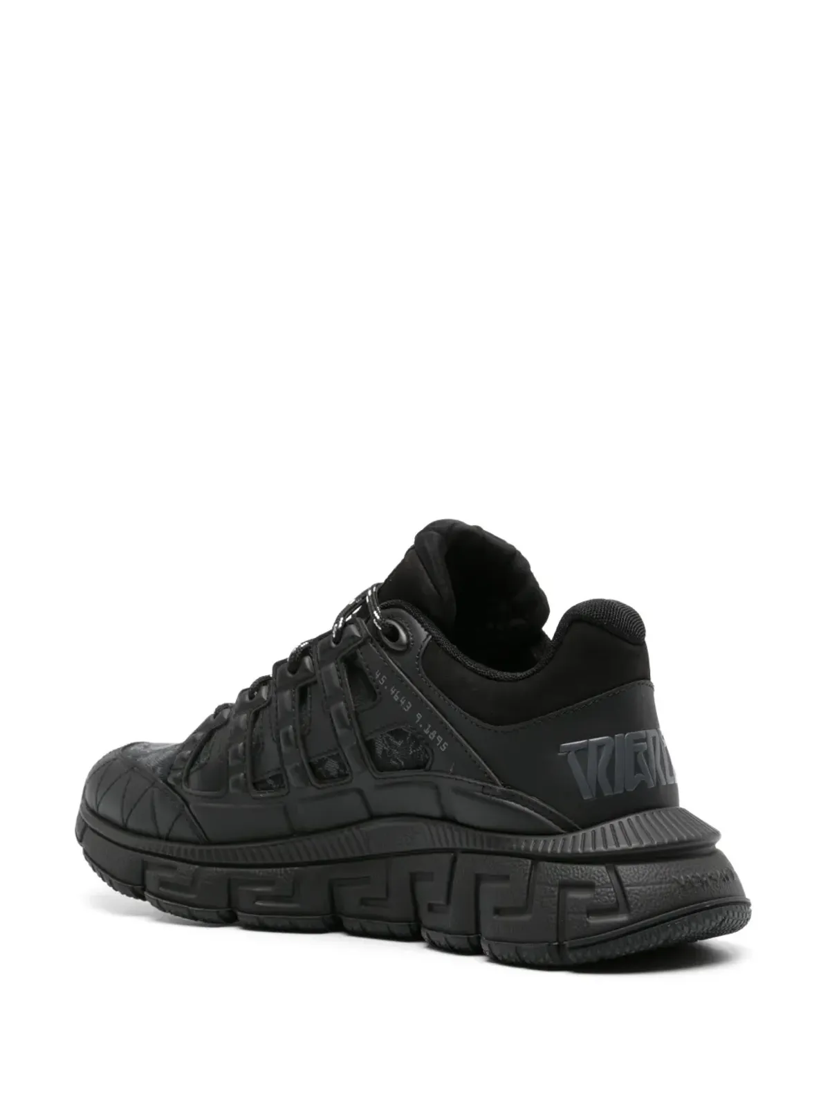 Versace Trigreca Barocco-jacquard スニーカー ブラック - 画像3