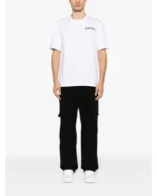 Versace Milano Stamp 刺繍入りコットンTシャツ - ホワイト - サムネイル2