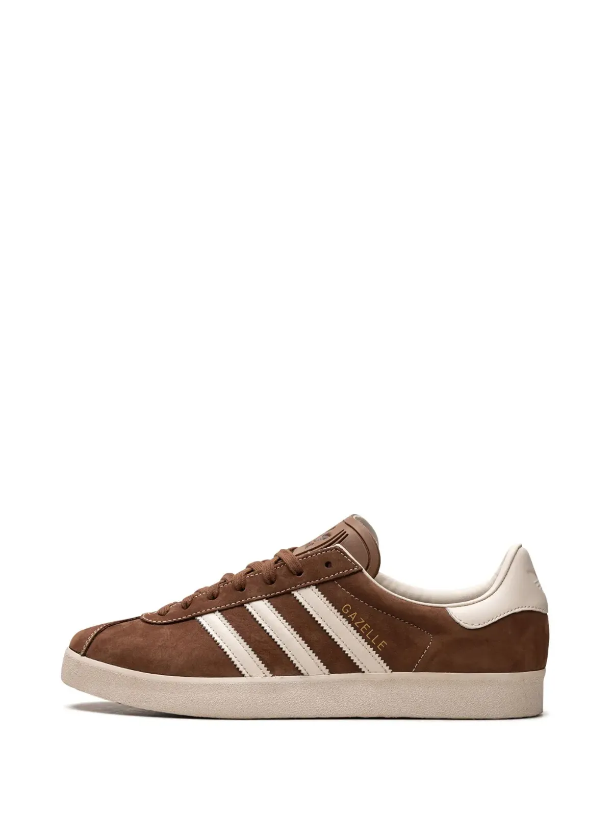 adidas Gazelle 3-Stripes スエード スニーカー ブラウン - 画像5