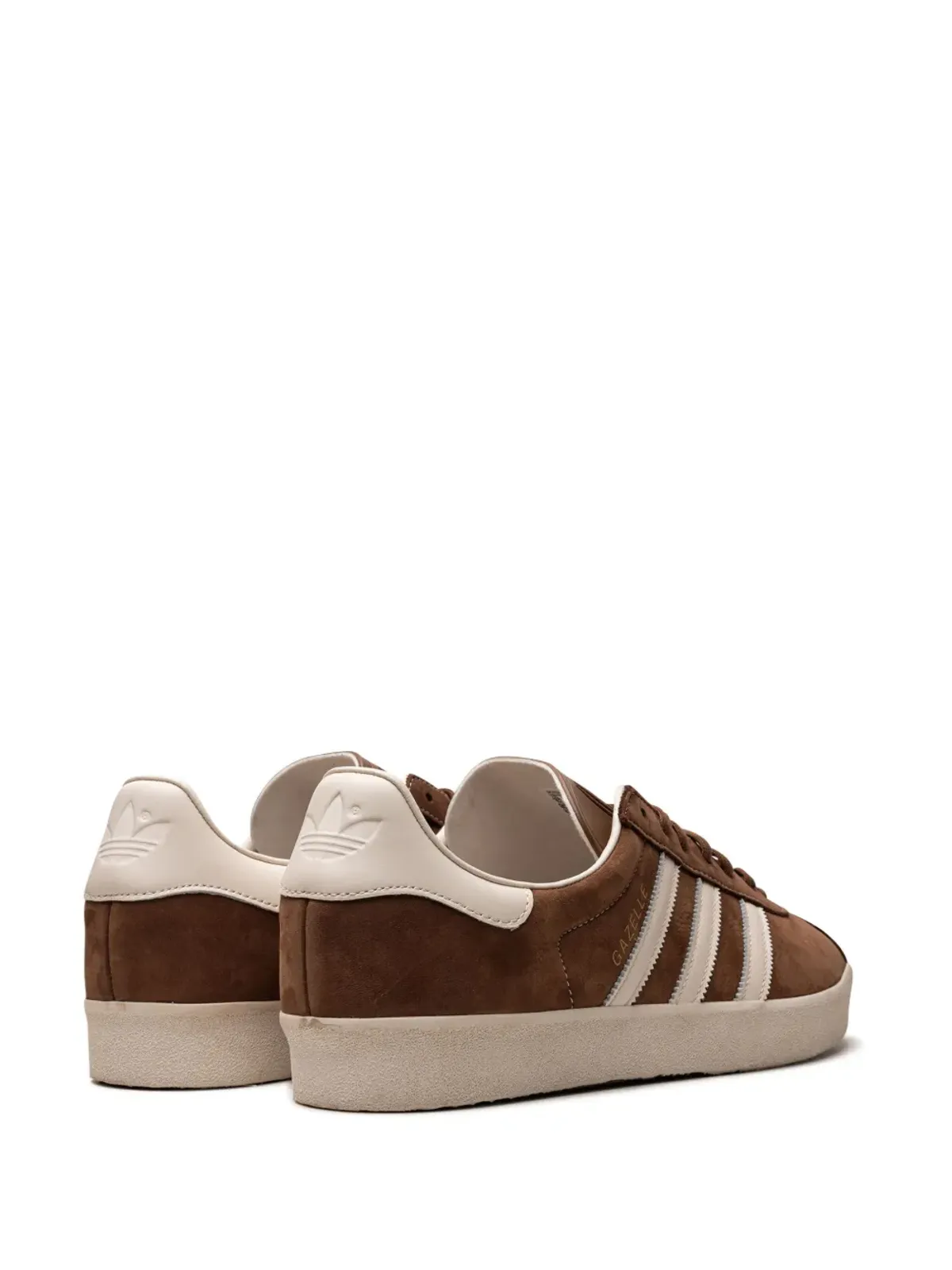 adidas Gazelle 3-Stripes スエード スニーカー ブラウン - 画像3