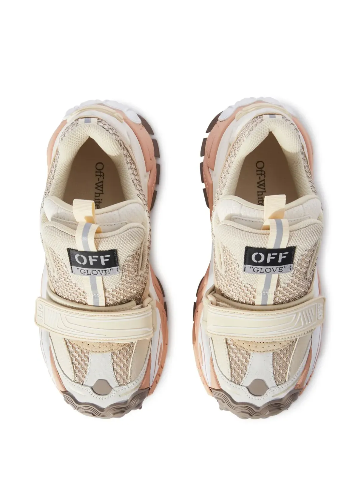 Off-White グローブスリップオン チャンキー スニーカー - ピンク - 画像4