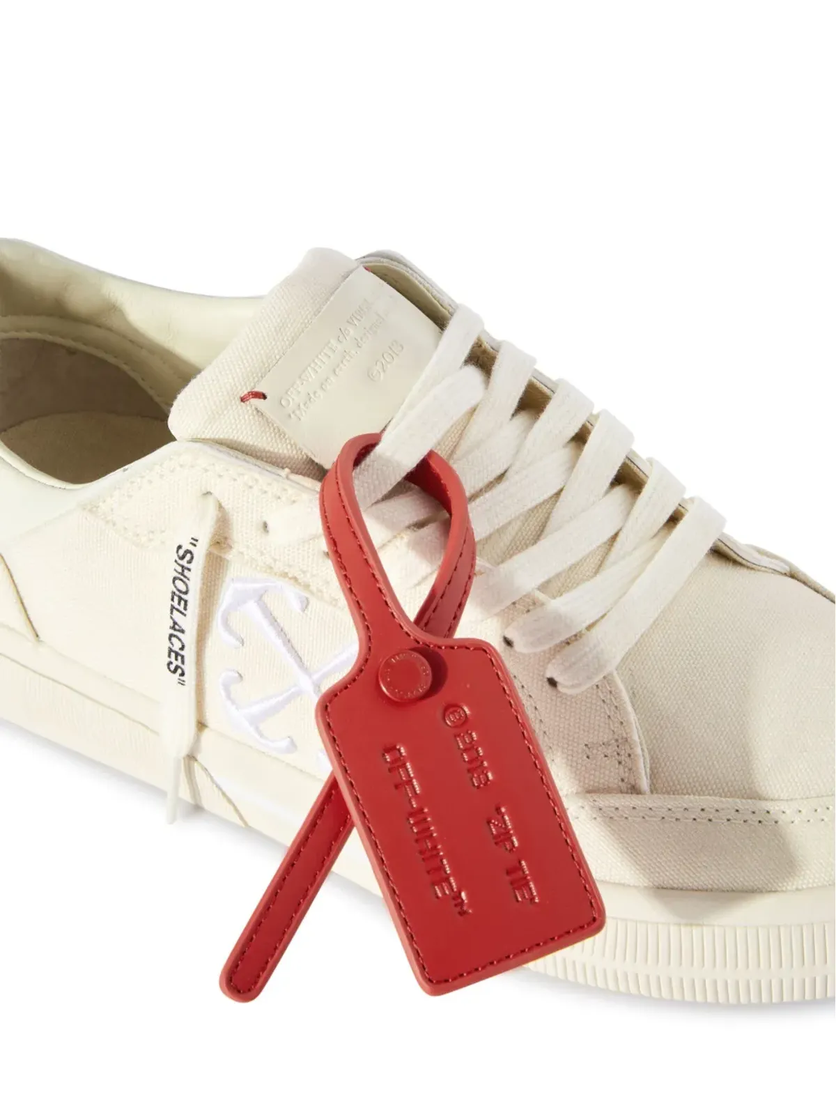 Off-White ニュー・ロー・ヴァルカナイズド キャンバススニーカー - 画像5