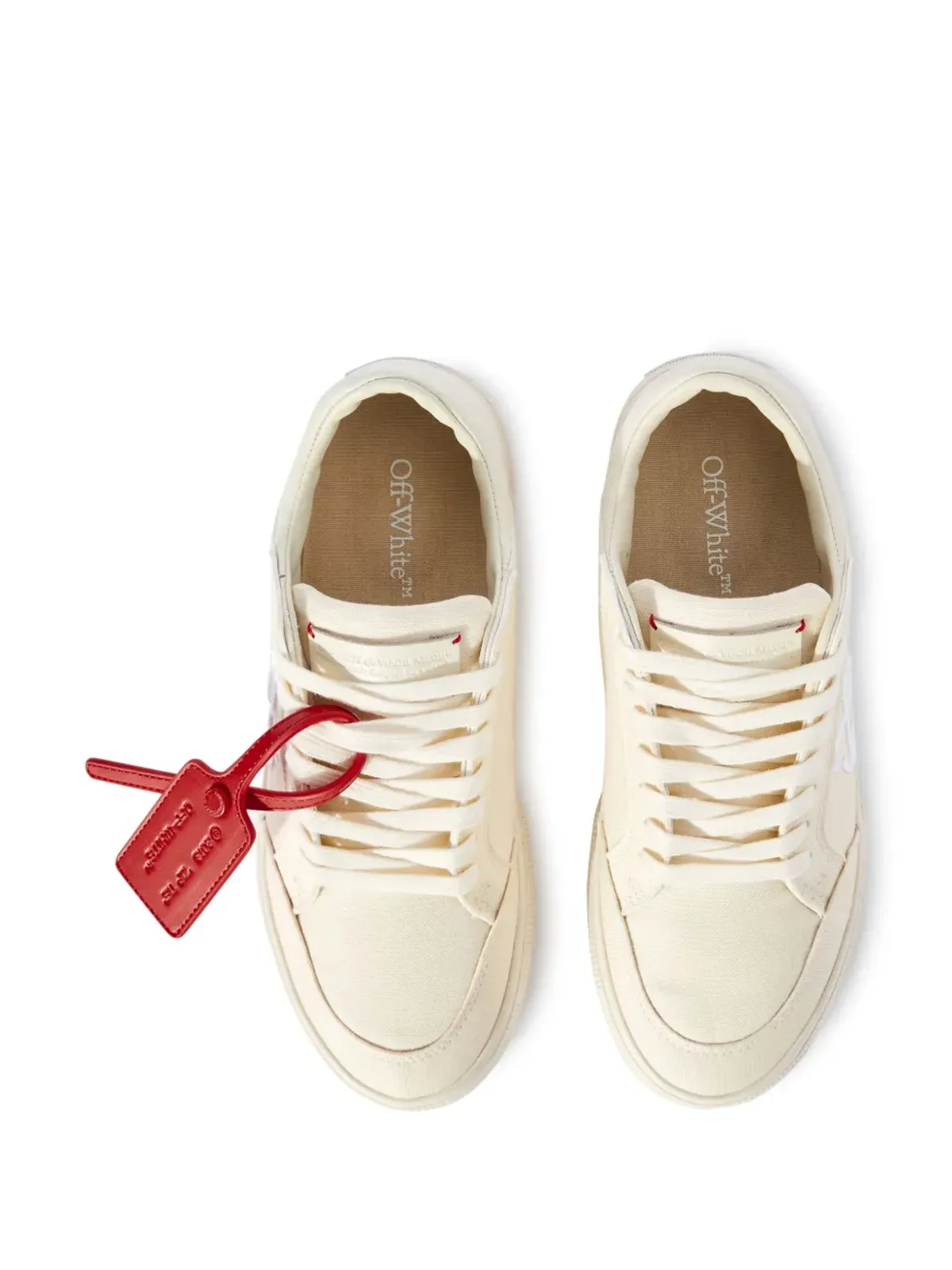 Off-White ニュー・ロー・ヴァルカナイズド キャンバススニーカー - 画像4