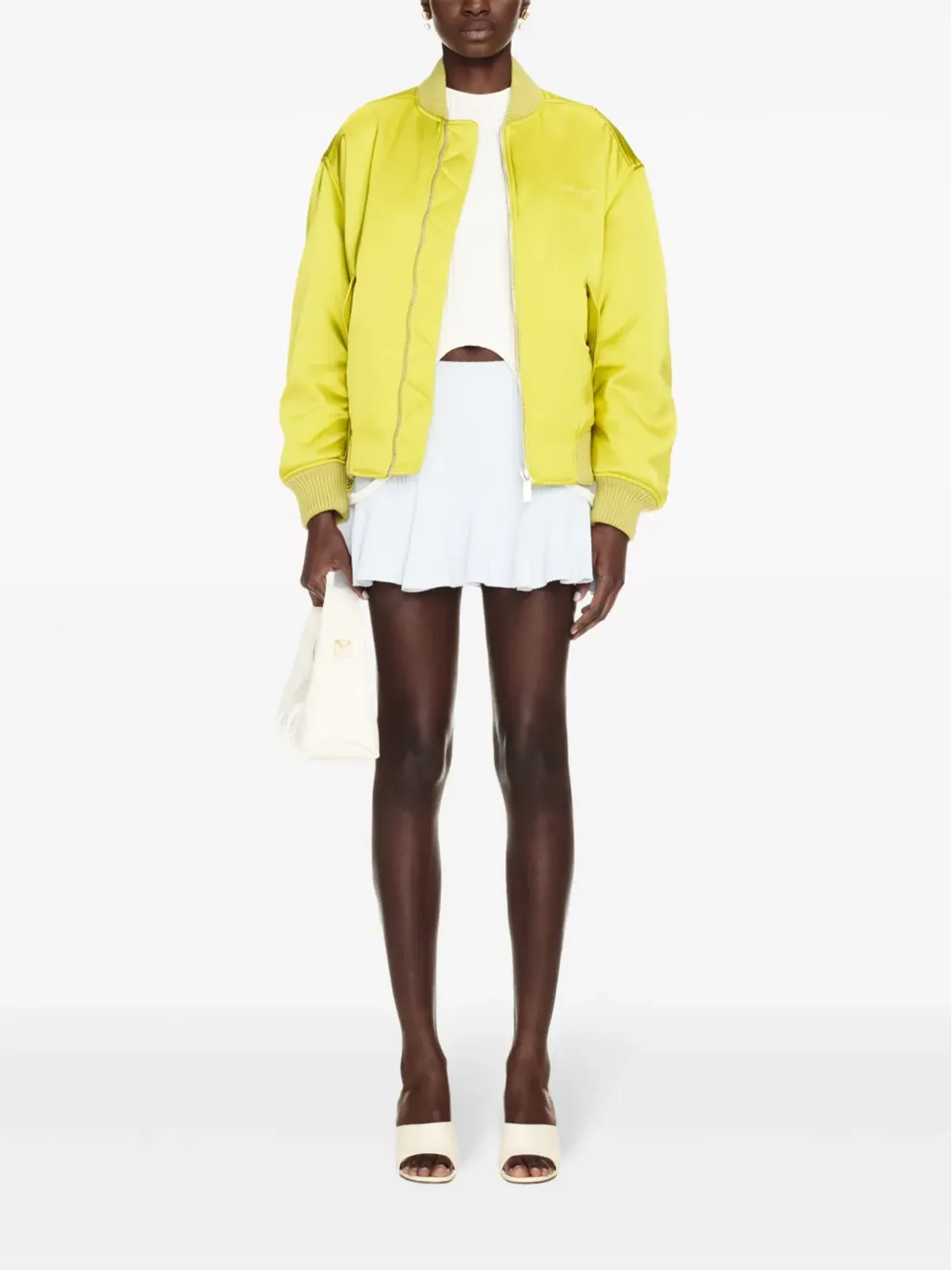 Off-White H Duchesse ボンバー ジャケット - イエロー - 画像2