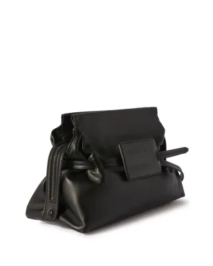 Off-White Zip Tie レザー クラッチバッグ - ブラック - サムネイル4