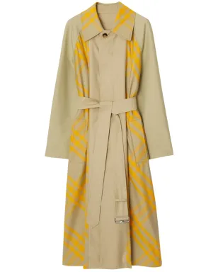 Burberry EKD チェック柄トレンチコート - サムネイル1