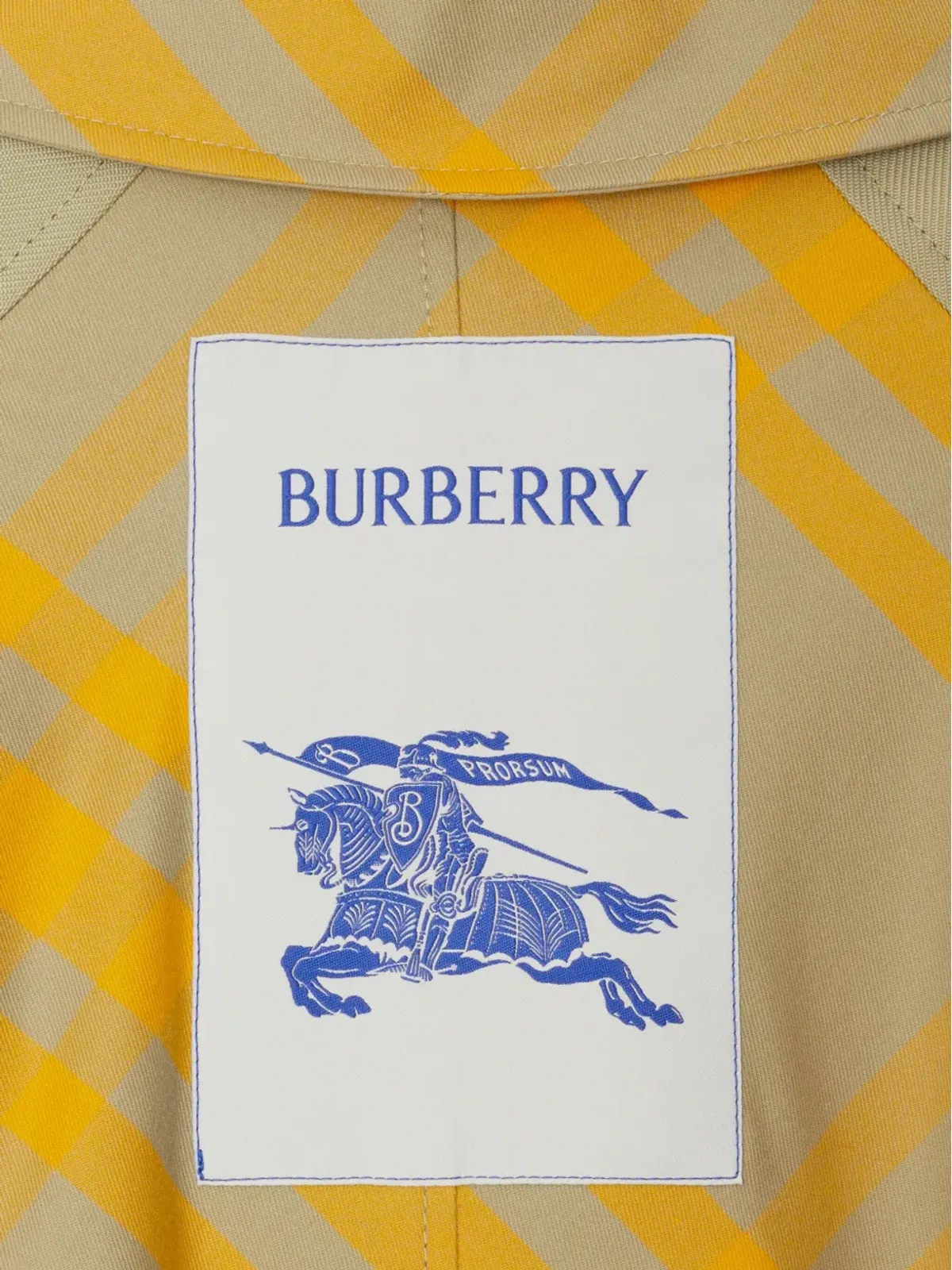 Burberry EKD チェック柄トレンチコート - 画像3