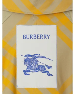 Burberry EKD チェック柄トレンチコート - サムネイル3