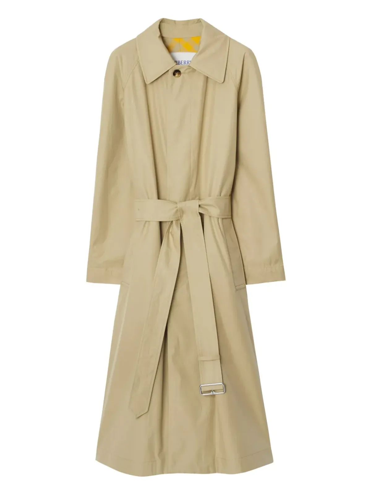 Burberry EKD チェック柄トレンチコート - 画像4