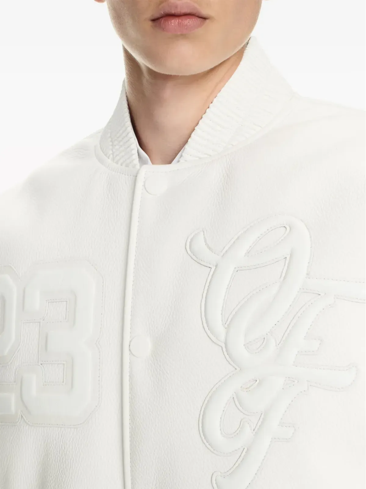 Off-White Natlover パッチディテール ボンバー ジャケット - 画像5