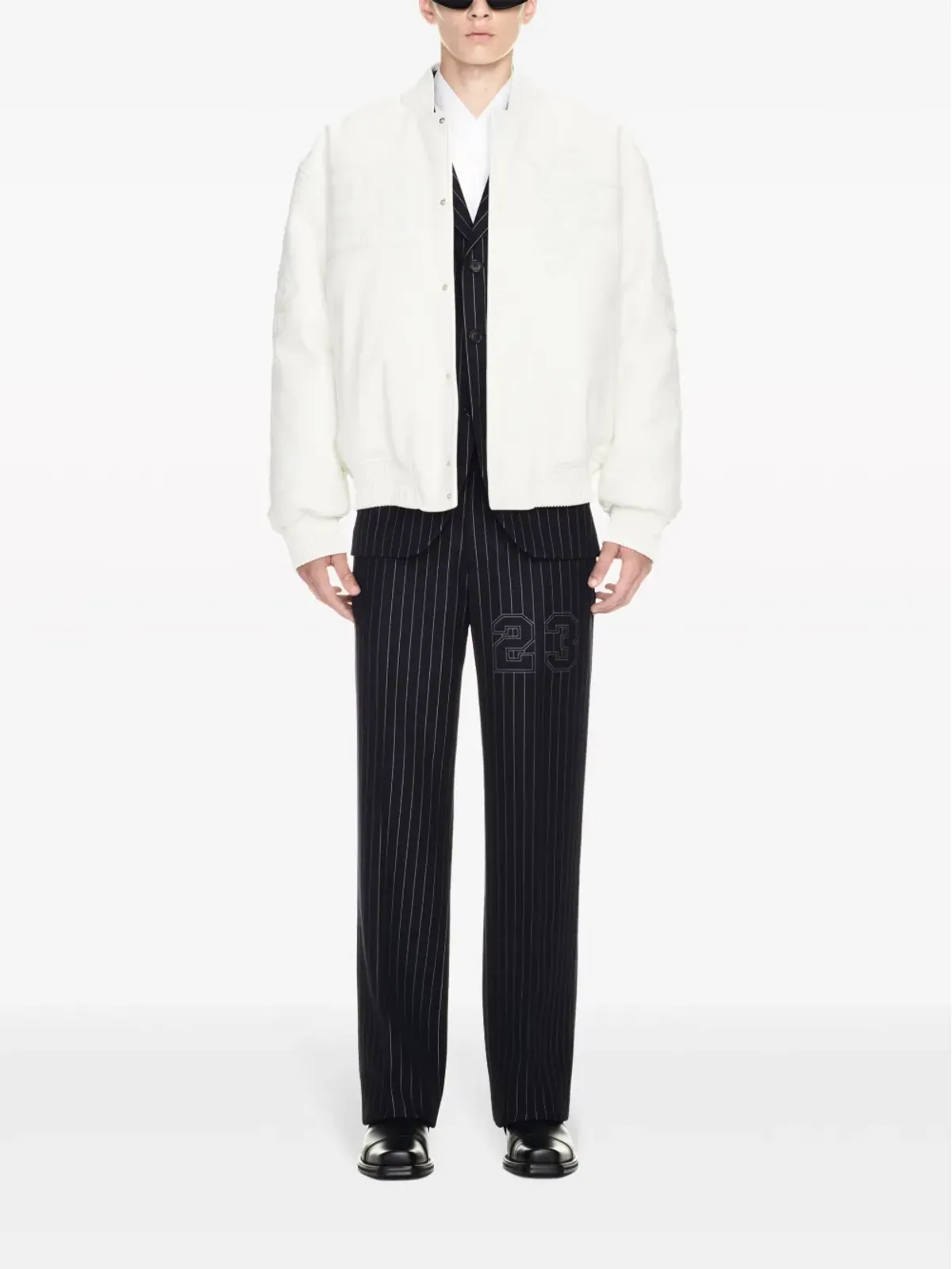 Off-White Natlover パッチディテール ボンバー ジャケット - 画像2