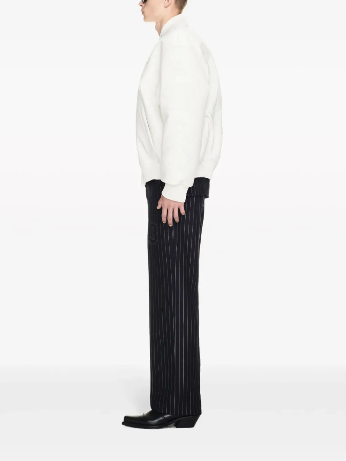 Off-White Natlover パッチディテール ボンバー ジャケット - 画像3