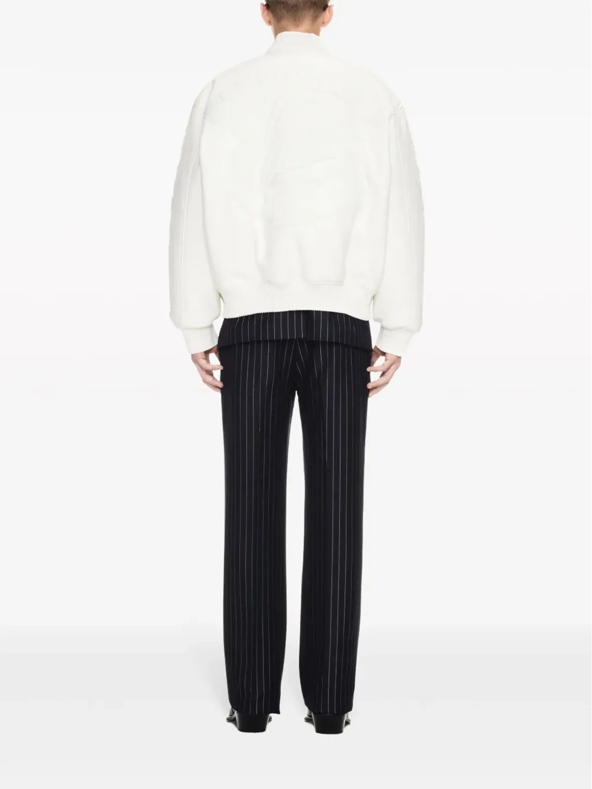 Off-White Natlover パッチディテール ボンバー ジャケット - 画像4