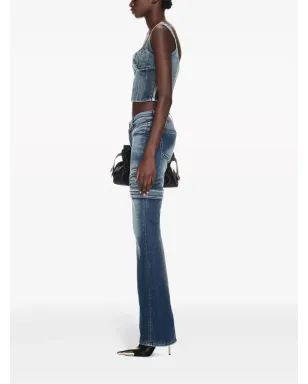 Off-White ビスチェデニム クロップトップ - サムネイル3