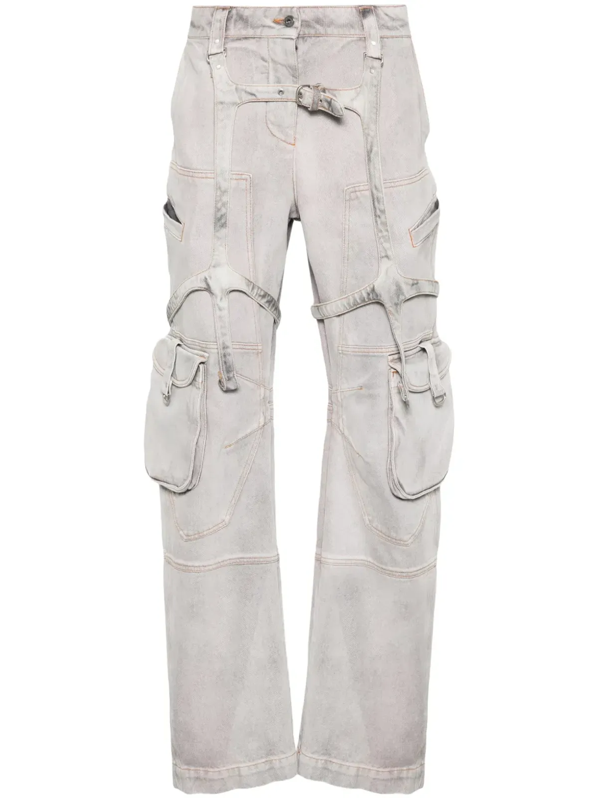 Off-White Laundry テーパード カーゴパンツ - パープル - 画像1