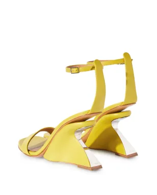 Off-White Jug レザー ヒール付きサンダル - グリーン - サムネイル3
