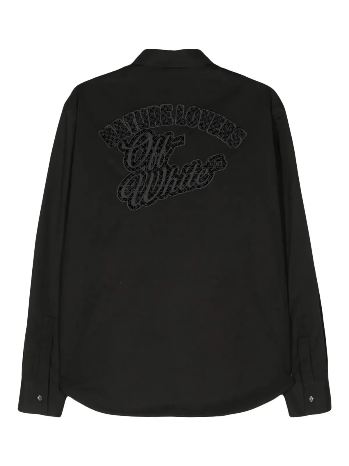 Off-White NATLOVER レース ヘヴィコットン ブラック - 画像2
