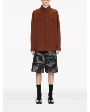 Off-White コットンギャバジン ミリタリシャツ - サムネイル5