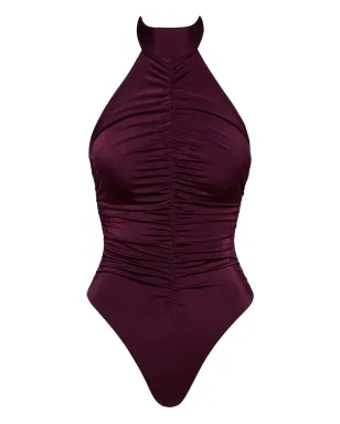 Noire Swimwear ルシュ ホルターネック ワンピース水着 - サムネイル1