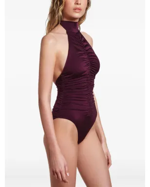 Noire Swimwear ルシュ ホルターネック ワンピース水着 - サムネイル3