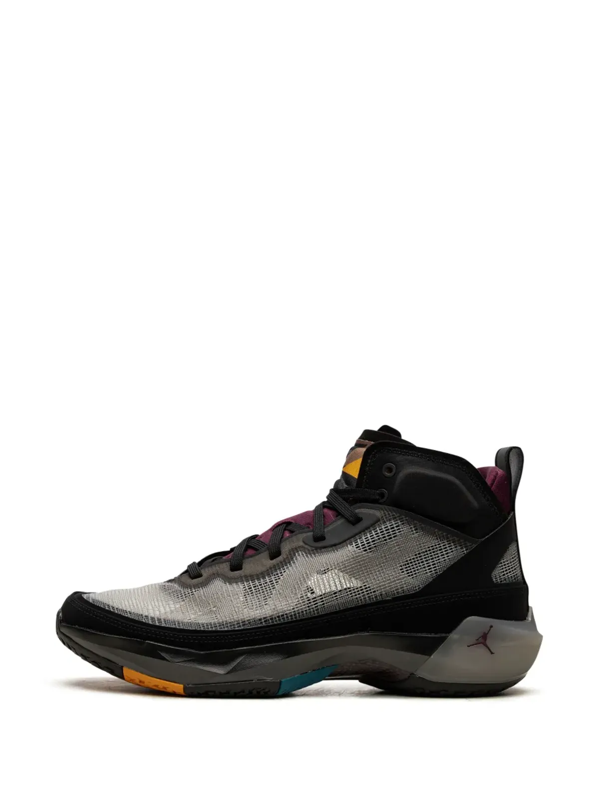 Jordan XXXVII ボルドー スニーカー ブラック - 画像5