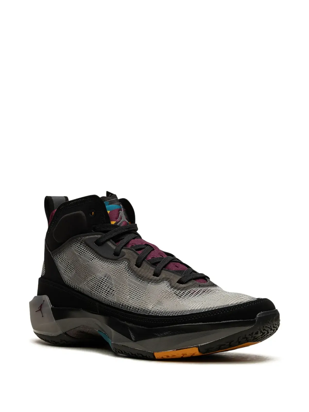 Jordan XXXVII ボルドー スニーカー ブラック - 画像2